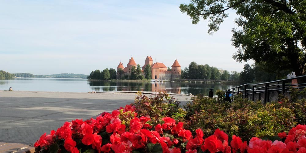 Trakai Castle, baltic states, holidays with guided bike